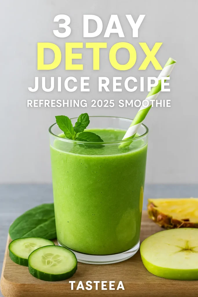 3 day detox juice recipe