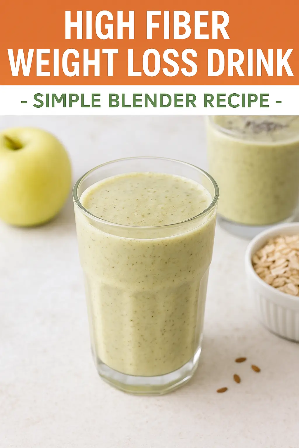 high fiber weight loss drink