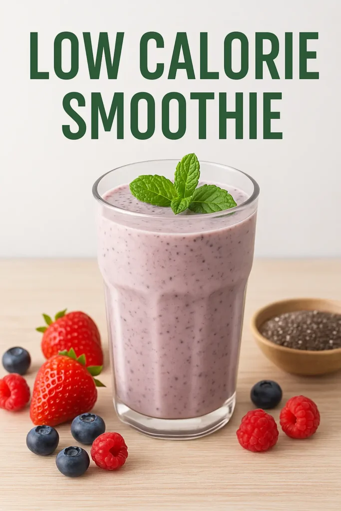 low calorie smoothie recipe