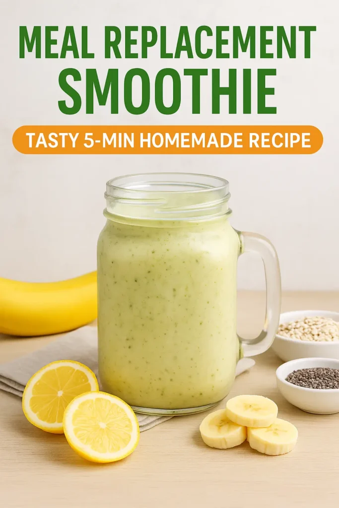 meal replacement smoothie
