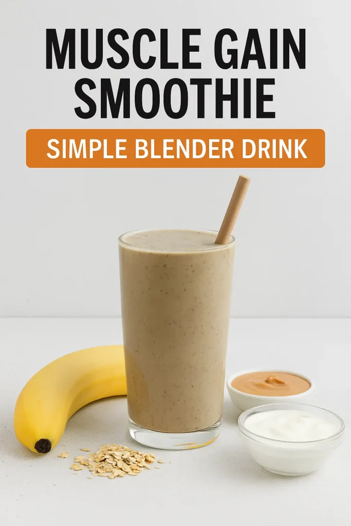 muscle gain smoothie