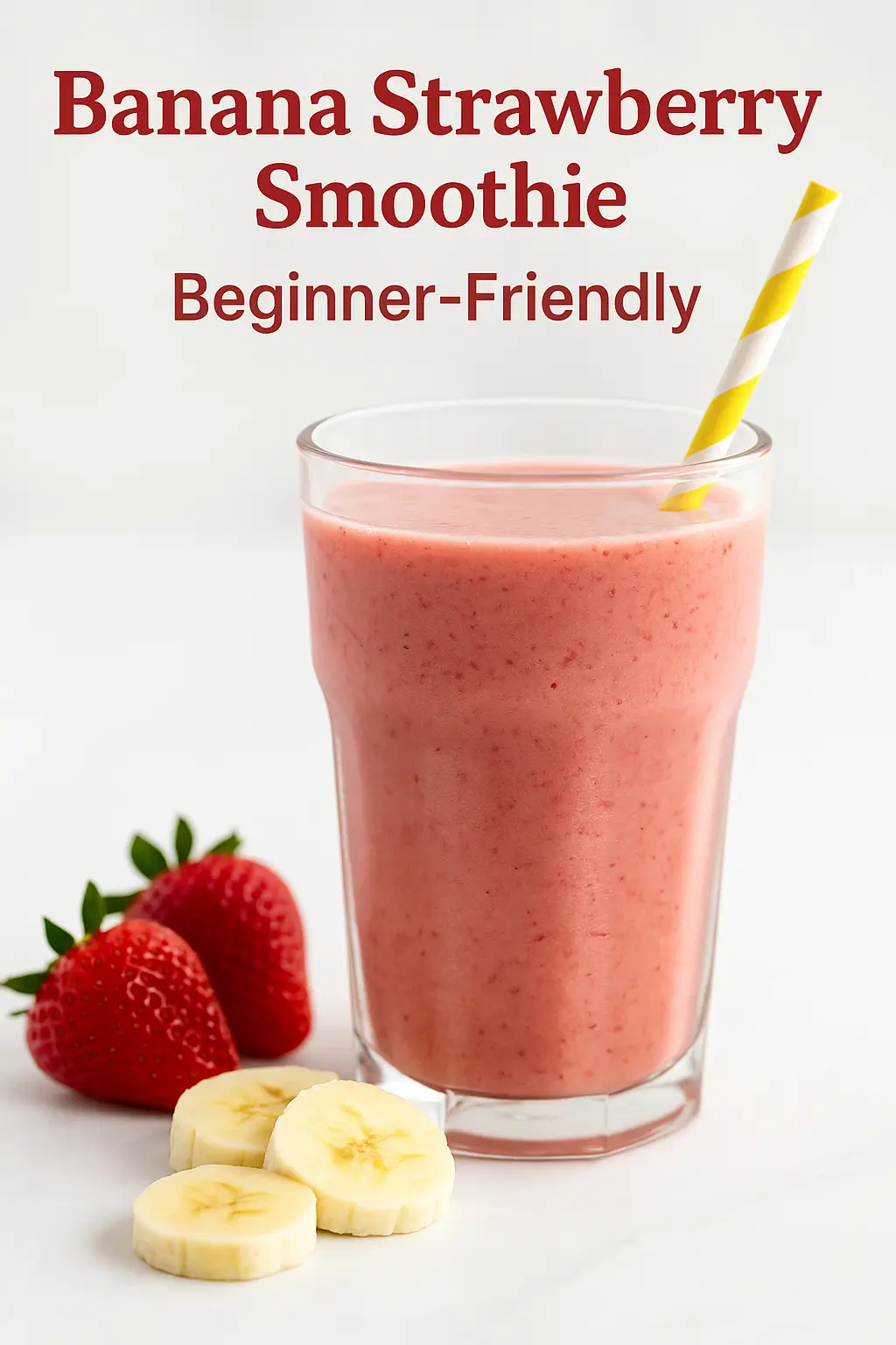banana strawberry smoothie