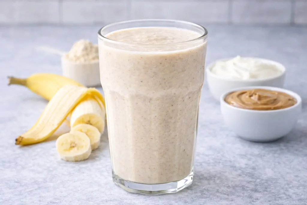 high protein breakfast shake