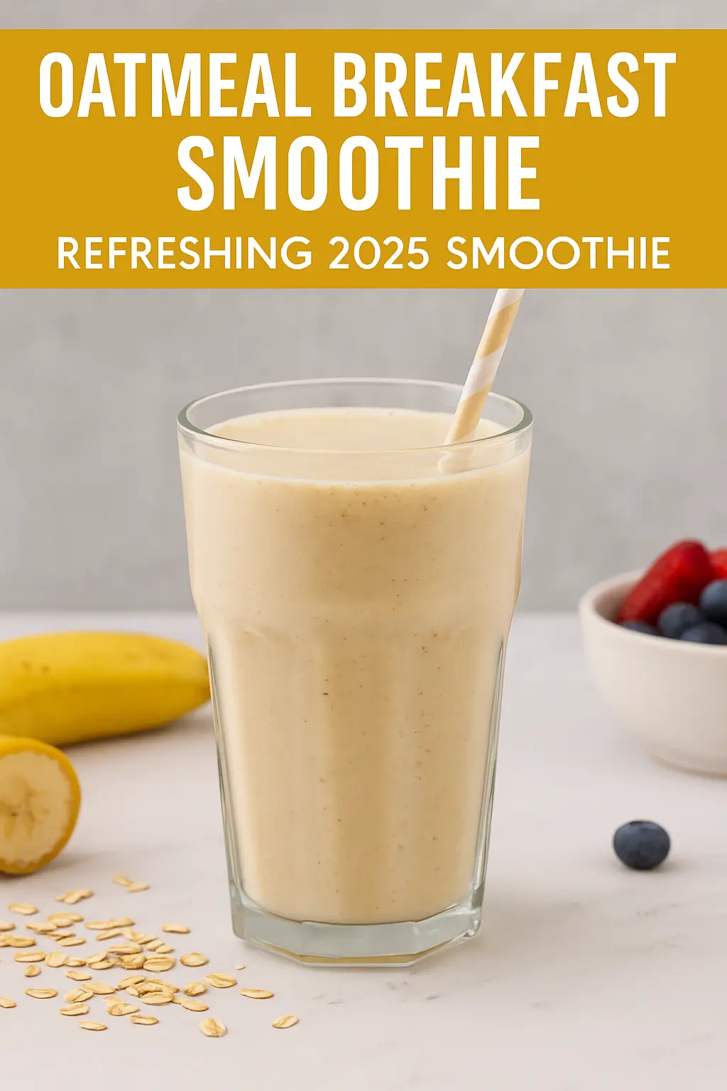 Oatmeal Breakfast Smoothie