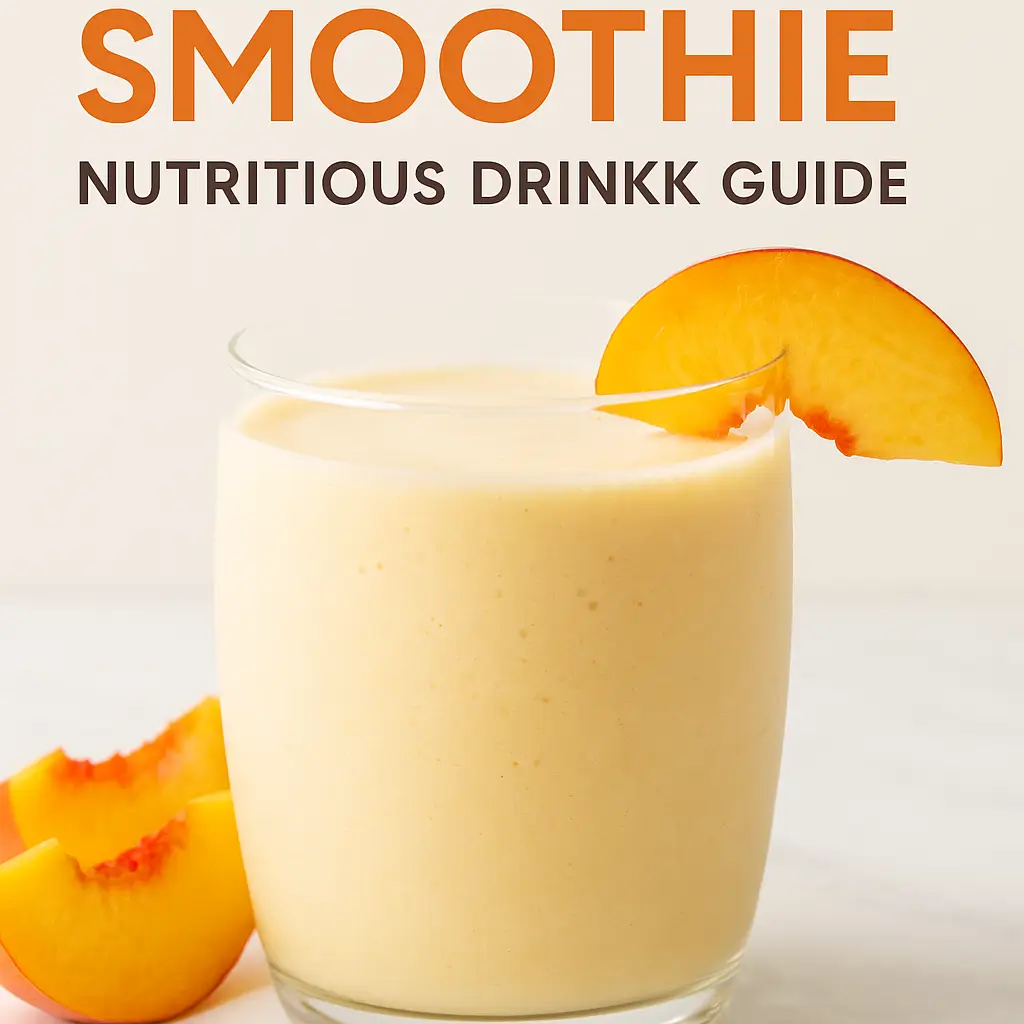 peach summer smoothie