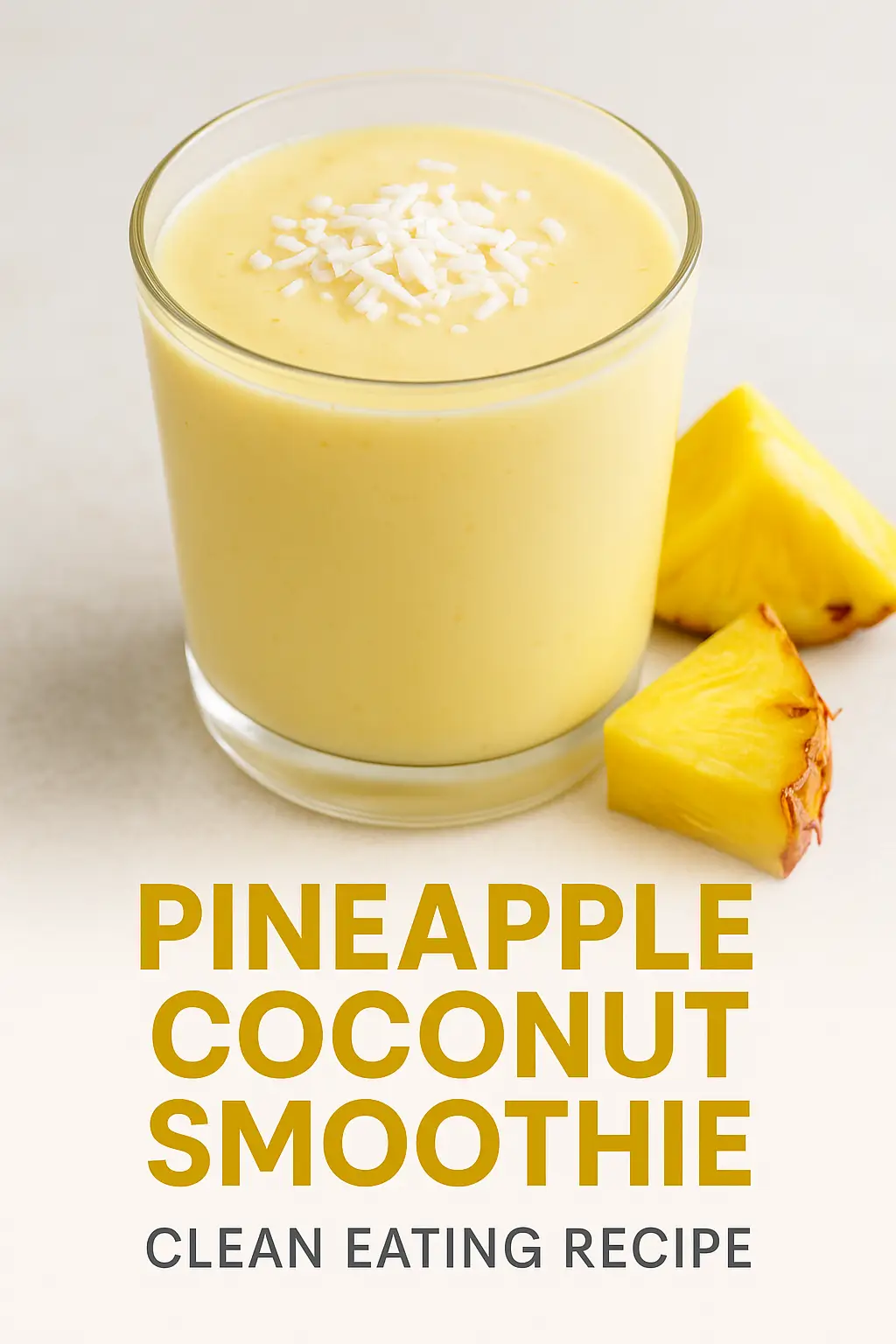 pineapple coconut smoothie