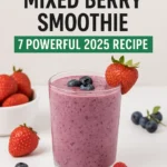 mixed berry smoothie