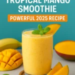 tropical mango smoothie