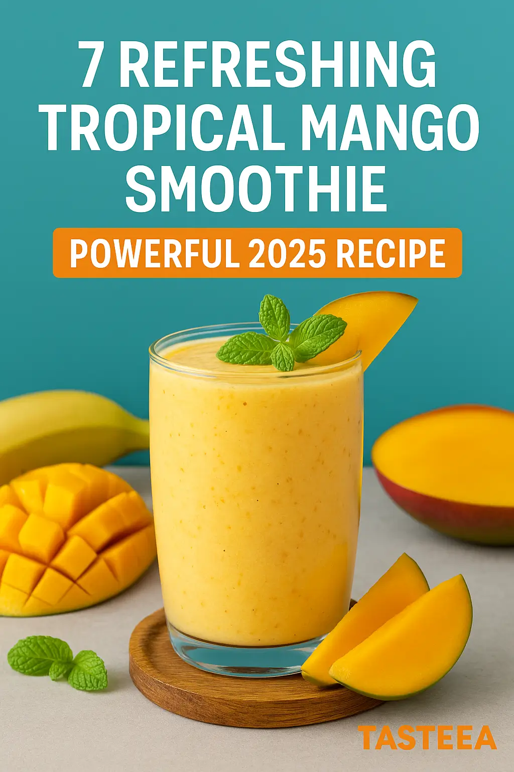 tropical mango smoothie