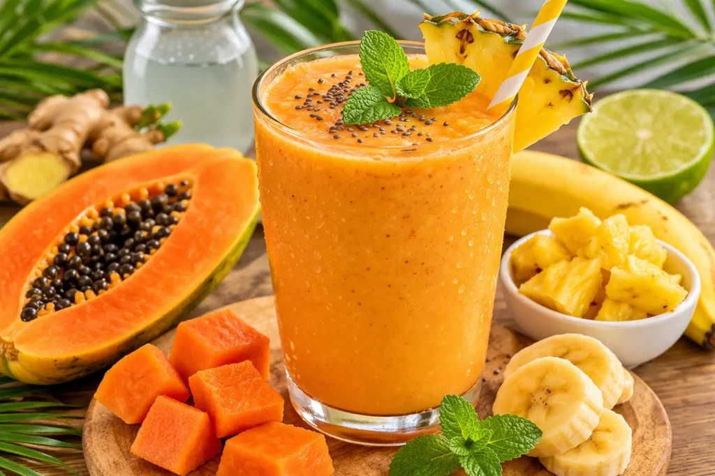 papaya smoothie for digestion